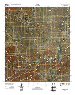 Beckwith Hills Texas Historical topographic map, 1:24000 scale, 7.5 X 7.5 Minute, Year 2010