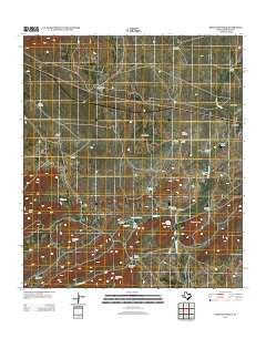 Beckwith Hills Texas Historical topographic map, 1:24000 scale, 7.5 X 7.5 Minute, Year 2012