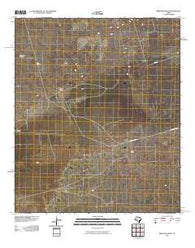 Bedford Ranch Texas Historical topographic map, 1:24000 scale, 7.5 X 7.5 Minute, Year 2010