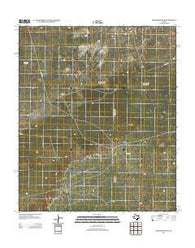 Bedford Ranch Texas Historical topographic map, 1:24000 scale, 7.5 X 7.5 Minute, Year 2012