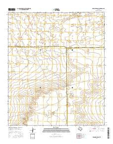 Bedford Ranch Texas Current topographic map, 1:24000 scale, 7.5 X 7.5 Minute, Year 2016