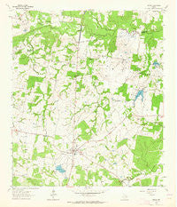 Bedias Texas Historical topographic map, 1:24000 scale, 7.5 X 7.5 Minute, Year 1963