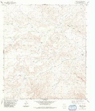 Beef Gap Texas Historical topographic map, 1:24000 scale, 7.5 X 7.5 Minute, Year 1983