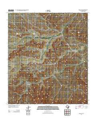 Beef Gap Texas Historical topographic map, 1:24000 scale, 7.5 X 7.5 Minute, Year 2013