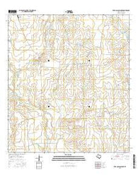 Beef Hollow Creek Texas Current topographic map, 1:24000 scale, 7.5 X 7.5 Minute, Year 2016