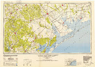 Beeville Texas Historical topographic map, 1:250000 scale, 1 X 2 Degree, Year 1953
