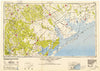 Beeville Texas Historical topographic map, 1:250000 scale, 1 X 2 Degree, Year 1953