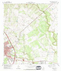 Beeville East Texas Historical topographic map, 1:24000 scale, 7.5 X 7.5 Minute, Year 1979