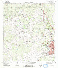 Beeville West Texas Historical topographic map, 1:24000 scale, 7.5 X 7.5 Minute, Year 1979