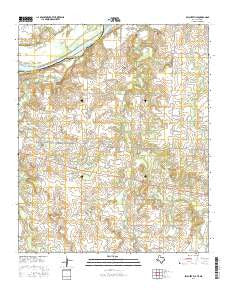 Belcherville Texas Current topographic map, 1:24000 scale, 7.5 X 7.5 Minute, Year 2016