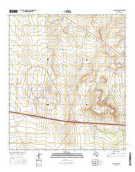 Belding NE Texas Current topographic map, 1:24000 scale, 7.5 X 7.5 Minute, Year 2016