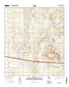 Belding NE Texas Current topographic map, 1:24000 scale, 7.5 X 7.5 Minute, Year 2016