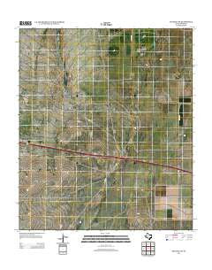 Belding NW Texas Historical topographic map, 1:24000 scale, 7.5 X 7.5 Minute, Year 2012