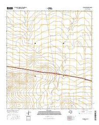 Belding NW Texas Current topographic map, 1:24000 scale, 7.5 X 7.5 Minute, Year 2016