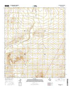 Belding SW Texas Current topographic map, 1:24000 scale, 7.5 X 7.5 Minute, Year 2016