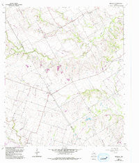 Belfalls Texas Historical topographic map, 1:24000 scale, 7.5 X 7.5 Minute, Year 1963