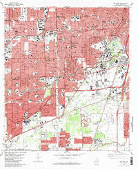 Bellaire Texas Historical topographic map, 1:24000 scale, 7.5 X 7.5 Minute, Year 1982