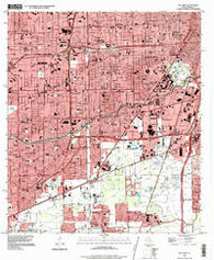Bellaire Texas Historical topographic map, 1:24000 scale, 7.5 X 7.5 Minute, Year 1995