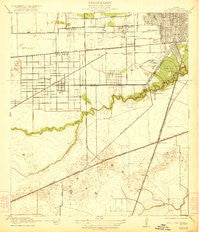 Bellaire Texas Historical topographic map, 1:31680 scale, 7.5 X 7.5 Minute, Year 1921