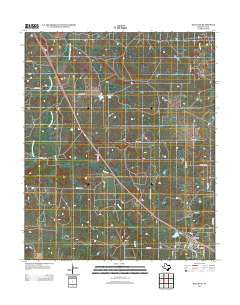 Bellevue Texas Historical topographic map, 1:24000 scale, 7.5 X 7.5 Minute, Year 2012