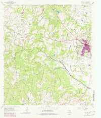Bellville Texas Historical topographic map, 1:24000 scale, 7.5 X 7.5 Minute, Year 1963
