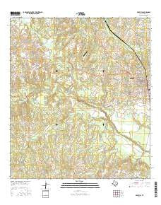 Bellville Texas Current topographic map, 1:24000 scale, 7.5 X 7.5 Minute, Year 2016