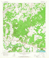 Belmont Texas Historical topographic map, 1:24000 scale, 7.5 X 7.5 Minute, Year 1964