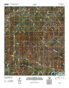 Belmont Texas Historical topographic map, 1:24000 scale, 7.5 X 7.5 Minute, Year 2010