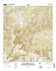 Belmont Texas Current topographic map, 1:24000 scale, 7.5 X 7.5 Minute, Year 2016