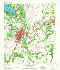 Belton Texas Historical topographic map, 1:24000 scale, 7.5 X 7.5 Minute, Year 1965
