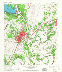 Belton Texas Historical topographic map, 1:24000 scale, 7.5 X 7.5 Minute, Year 1965