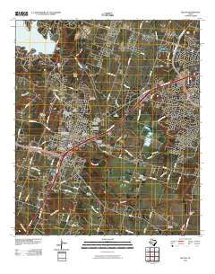 Belton Texas Historical topographic map, 1:24000 scale, 7.5 X 7.5 Minute, Year 2010