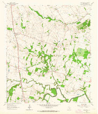 Ben Arnold Texas Historical topographic map, 1:24000 scale, 7.5 X 7.5 Minute, Year 1962