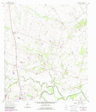 Ben Arnold Texas Historical topographic map, 1:24000 scale, 7.5 X 7.5 Minute, Year 1962