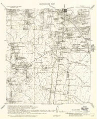 Ben Bolt Texas Historical topographic map, 1:62500 scale, 15 X 15 Minute, Year 1917