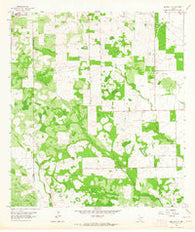 Ben Bolt NW Texas Historical topographic map, 1:24000 scale, 7.5 X 7.5 Minute, Year 1963