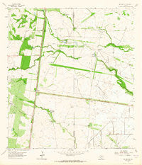 Ben Bolt SE Texas Historical topographic map, 1:24000 scale, 7.5 X 7.5 Minute, Year 1963