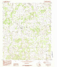 Ben Wheeler Texas Historical topographic map, 1:24000 scale, 7.5 X 7.5 Minute, Year 1984