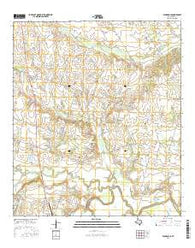 Ben Arnold Texas Current topographic map, 1:24000 scale, 7.5 X 7.5 Minute, Year 2016