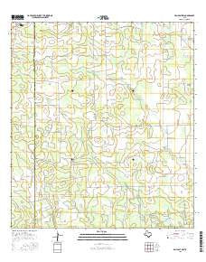 Ben Bolt NW Texas Current topographic map, 1:24000 scale, 7.5 X 7.5 Minute, Year 2016
