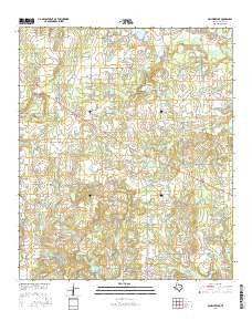 Ben Wheeler Texas Current topographic map, 1:24000 scale, 7.5 X 7.5 Minute, Year 2016