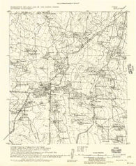 Benavides Texas Historical topographic map, 1:62500 scale, 15 X 15 Minute, Year 1956