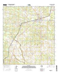 Benavides Texas Current topographic map, 1:24000 scale, 7.5 X 7.5 Minute, Year 2016