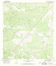 Benavides NE Texas Historical topographic map, 1:24000 scale, 7.5 X 7.5 Minute, Year 1968