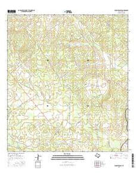 Benavides NW Texas Current topographic map, 1:24000 scale, 7.5 X 7.5 Minute, Year 2016