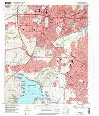 Benbrook Texas Historical topographic map, 1:24000 scale, 7.5 X 7.5 Minute, Year 1995