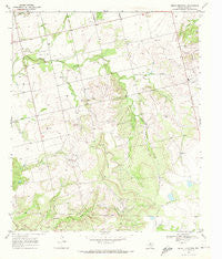 Bench Mountain Texas Historical topographic map, 1:24000 scale, 7.5 X 7.5 Minute, Year 1969