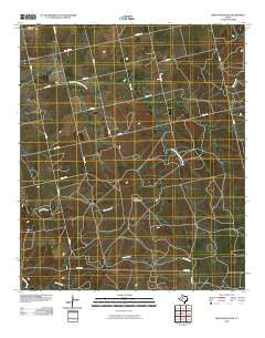 Bench Mountain Texas Historical topographic map, 1:24000 scale, 7.5 X 7.5 Minute, Year 2010
