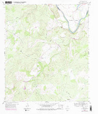 Bend Texas Historical topographic map, 1:24000 scale, 7.5 X 7.5 Minute, Year 1959