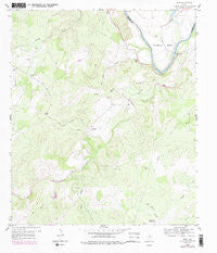 Bend Texas Historical topographic map, 1:24000 scale, 7.5 X 7.5 Minute, Year 1959